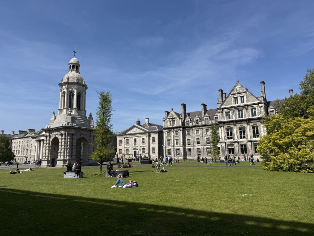 Trinity College Dublin, founded in 1592, is Ireland’s oldest university, known for its historic Long Room library, rare manuscripts, and academic excellence.